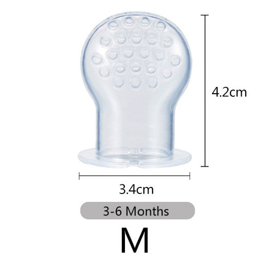 1 Pcs Fresh Food Nibbler Baby Pacifiers Feeder Kids Fruit Feeder Nipples Feeding Safe Baby Supplies Nipple Teat Pacifier Bottles