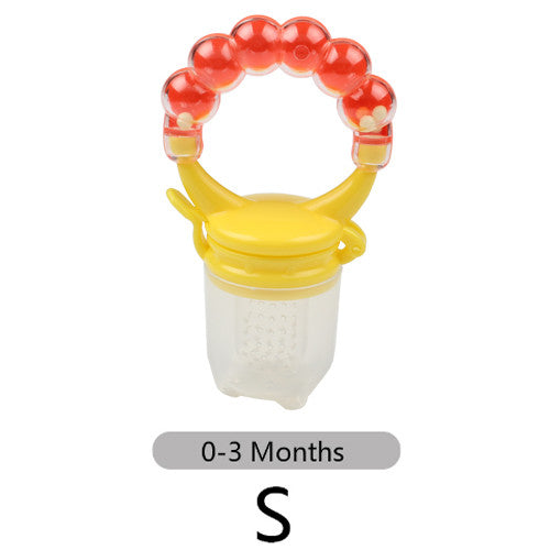 1 Pcs Fresh Food Nibbler Baby Pacifiers Feeder Kids Fruit Feeder Nipples Feeding Safe Baby Supplies Nipple Teat Pacifier Bottles