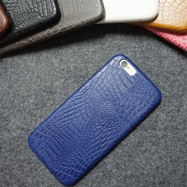 For iphone 6 6s Case Luxury Crocodile Snake Print Leather Cases Back Cover for iphone6 6s Phone Bags Coque Capa