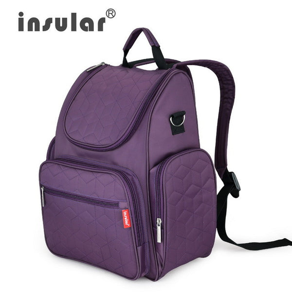 Insular Elegant Baby Diaper Backpacks Nappy Bags Multifunctional Changing Bags For Mommy Shipping Free