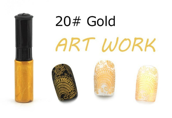 Great quality nail stamp polish 1 Bottle/LOT Nail Polish & stamp polish nail art pen 21 color Optional 7ml nail art stamp