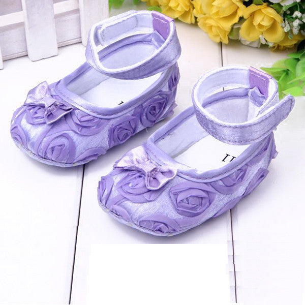 Baby Girl Shoes Todder First Walkers Shoes Infant Girls Prewalker Flower Soft Sole Shoe