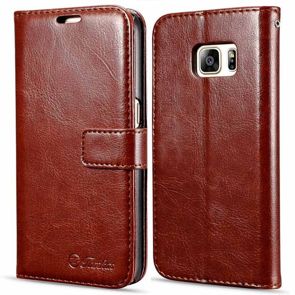 Flip Leather Case For Samsung Galaxy S7 G9300 Wallet Phone Bag Cover For Samsung Galaxy S7 Edge Cases With Card Holders TOMKAS