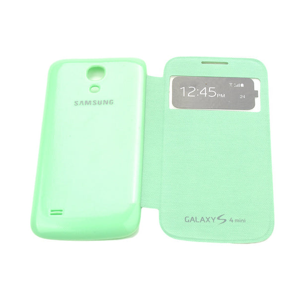 Phone Cases For Samsung Galaxy S4 Mini i9190 Flip Smart Cover View Window Case With Gift Touch Pen + Screen Film