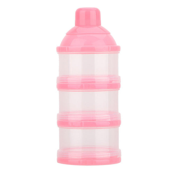 Portable Milk Powder Formula Dispenser Food Container Storage Feeding Box for Baby Kid Toddler 3 Cells Grid Box