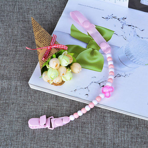 Pacifier Chain Beads Pacifiers for Babies Teat Holders Baby Pacifiers Clips for Dummy Pacifier Clip Nipple Holder for Nipples