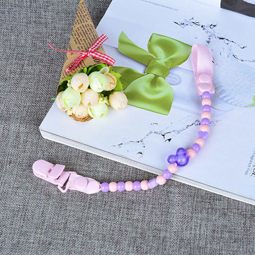 Pacifier Chain Beads Pacifiers for Babies Teat Holders Baby Pacifiers Clips for Dummy Pacifier Clip Nipple Holder for Nipples