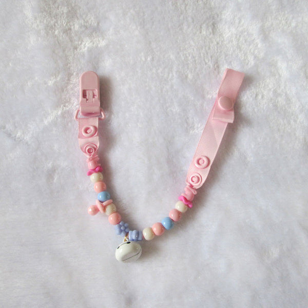 Pacifier Chain Beads Pacifiers for Babies Teat Holders Baby Pacifiers Clips for Dummy Pacifier Clip Nipple Holder for Nipples