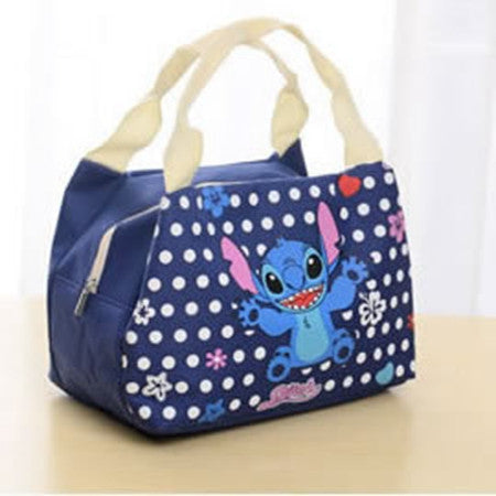 New 2016 Portable  Cartoon Cute Hello Kitty Lunch Bag Insulated Cold Canvas  Picnic Totes Carry Case For Kids Women Thermal Bag