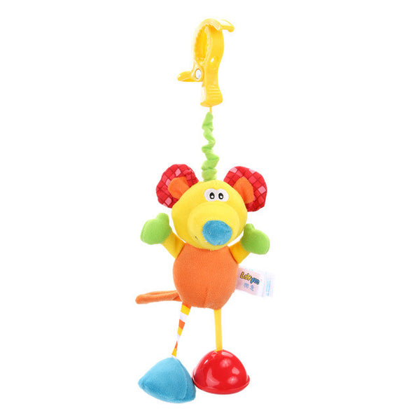 New Hot Infant Toys Mobile Baby Plush Toy Bed Wind Chimes Rattles Bell Toy Baby Crib Bed Hanging Bells Toys