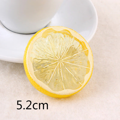 Big Size New Fashion Cute Lemon Hair Ropes Fruit Elastic Hair Rubber Bands For Women Girls Hair Ornaments Accessories Headbands