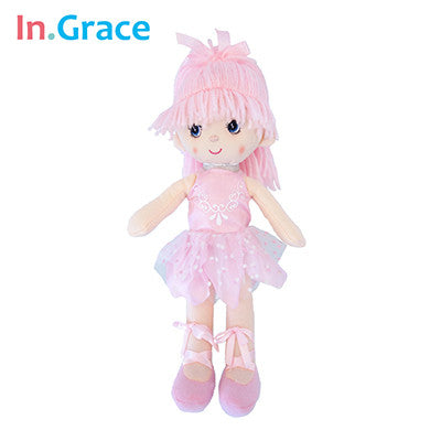 In.Grace Ballerina girl dolls beautiful handmade princess dancing girls wedding dolls unique gifts for kids girl 12inch 3 colors