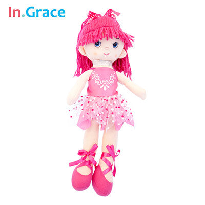 In.Grace Ballerina girl dolls beautiful handmade princess dancing girls wedding dolls unique gifts for kids girl 12inch 3 colors