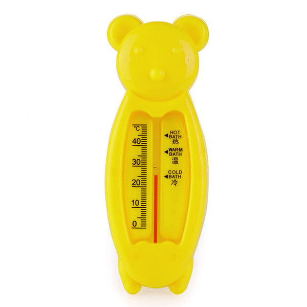 New Floating Lovely Bear Baby Water Thermometer Float Baby Bath Toy Thermometer Tub Water Sensor Thermometer FCI#