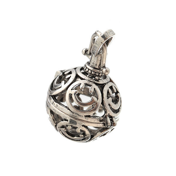 High Grade Harmony Bird Cage Ball Rhinestone Caller Pendant For Pregnant Women Aromatherapy Essential Oil Locket Jewelry