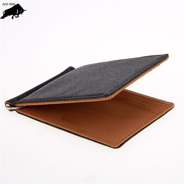ZYD-COOL Korean Style Men Money Clip for Money New Style Billfold Clamp for Money Fashion Clip Wallet New Men Wallets