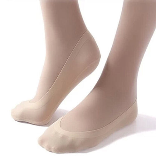 1Pair Women Cotton Antiskid Invisible Liner No Show Peds Low Cut Ice  Sock Slippers