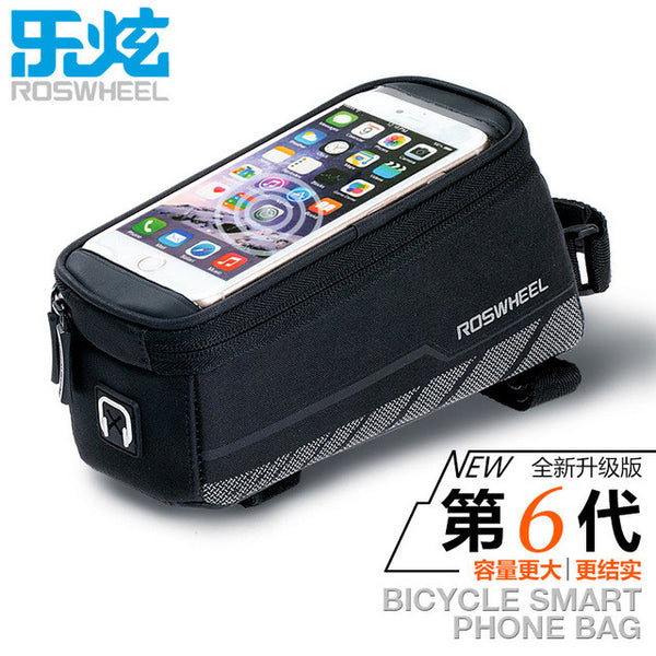 ROSWHEEL BICYCLE BAGS CYCLING BIKE FRAME IPHONE BAGS  HOLDER PANNIER MOBILE PHONE BAG CASE POUCH