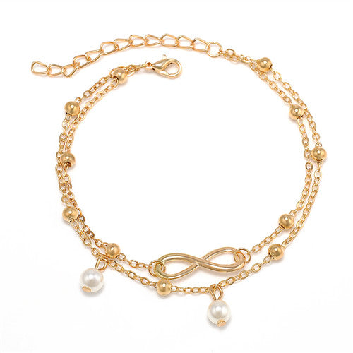1PC Hot Summer Beach Ankle Infinite Foot Jewelry Anklets  ankle bracelets for women