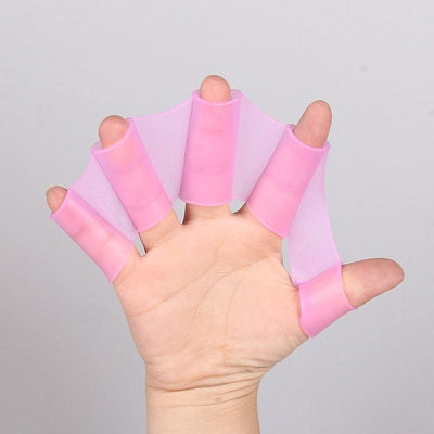 Silicone Swim Gear Fins Hand Web Flippers Silicone Training 1 Pair Gloves Women Men Kids webbed gloves for swimming 3 Size New