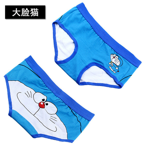 Free Shipping high quality brand mens cartoon underwear Low waist sexy man boxer cotton shorts underpants couple panties cartoon