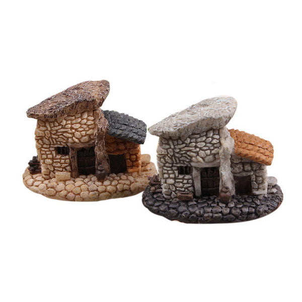 Doll House Micro Miniature Decoration Stone Dollhouse House Fairy Garden Cottage Landscape DIY Design Crafts 4 Types