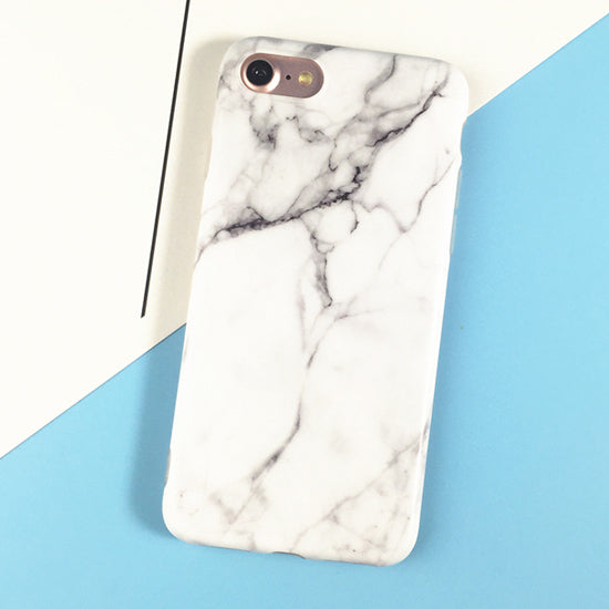 LACK Fashion IMD Marble Stone Case For iphone 6 Case For iphone 6S 7 7 Plus Classic Black White Marble Painted Phone Cases Cover