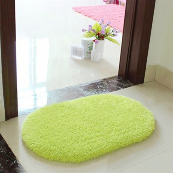 Super Magic Slip-Resistant Pad Soft Room Oval Carpet Floor Tapis Salon Mats 40*60CM