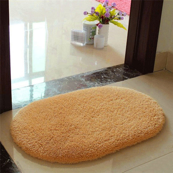 Super Magic Slip-Resistant Pad Soft Room Oval Carpet Floor Tapis Salon Mats 40*60CM