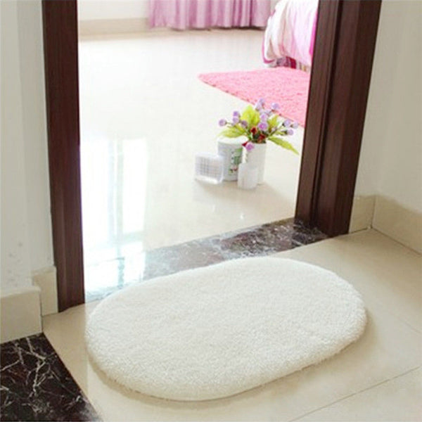 Super Magic Slip-Resistant Pad Soft Room Oval Carpet Floor Tapis Salon Mats 40*60CM