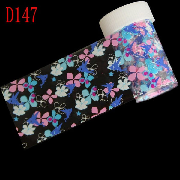 29 Styles Optional Flowers Symphony Nail Art Transfer Foil Stickers Hign Quality Full Fingernail Sticker DIY Decorations Tool