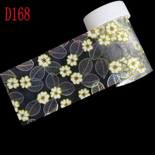 29 Styles Optional Flowers Symphony Nail Art Transfer Foil Stickers Hign Quality Full Fingernail Sticker DIY Decorations Tool