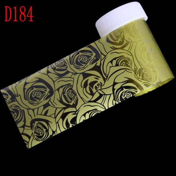 29 Styles Optional Flowers Symphony Nail Art Transfer Foil Stickers Hign Quality Full Fingernail Sticker DIY Decorations Tool