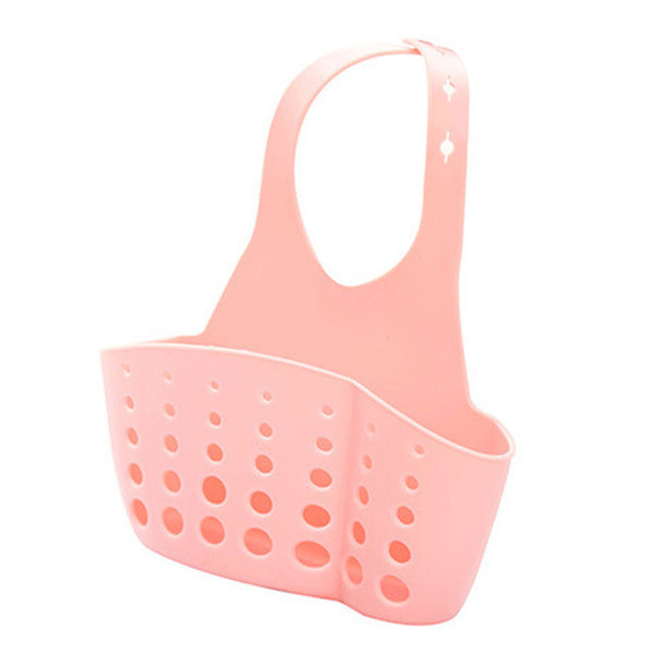 Cute Kawaii Kitchen Portable Hanging Drain Bag Drain shelf Basket Bath Storage Gadget Tools Sink Holder For kitchen