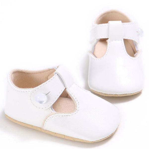 5 Color Sweet Casual Princess Girls Baby Kids Pu Leather Solid Crib Babe Infant Toddler Cute Ballet Mary Jane Shoes 0-1T