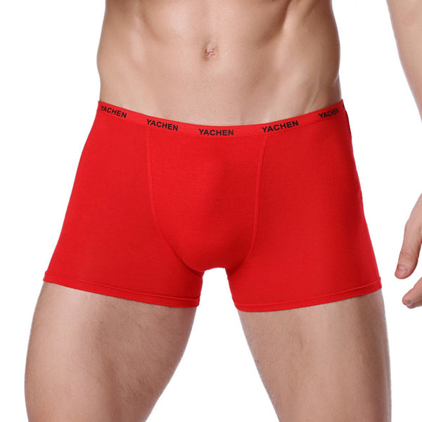 Sexy Men Boxer Soft Breathable Underwear Male Comfortable Solid Panties Underpants Cueca Boxershorts Homme For Men