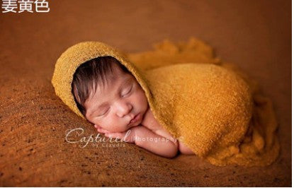 Newborn Baby Wraps Photography Props Wrap Stretch Blankets Hammock Swaddlings Padding Nubble Wraps