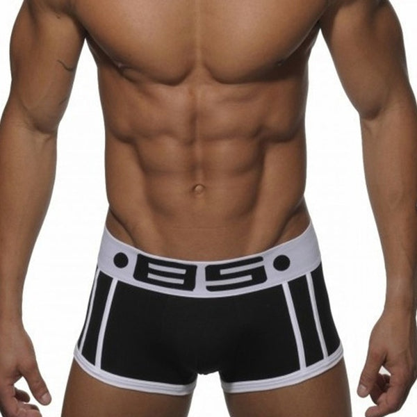 High Quality Brand  Breathable Men Underwear Boxer BS Brand Sexy Cotton Cueca Men Boxer Soft Breathable 5 Colors Men Underpants