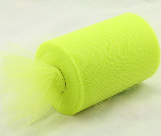 26 Pick Color Matt Tulle Roll Spool 6inch x 100yard (6inch x 300ft) Tutu Wedding Gift Party Bow Banquet Decoration Wholesale