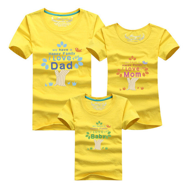 1pc Mother Son Outfits Family Look New 2016 Summer Family Clothes Tshirt Mother Daughter Father Son Suit Mother Matching T Shirt