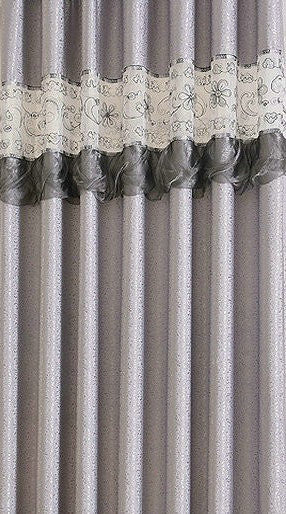 Embroidered  Curtains  For Living Room/Bedroom/Hotel Luxury Window Treatment/Drapes Pink/Purple/Gray/Yellow Customized Finished