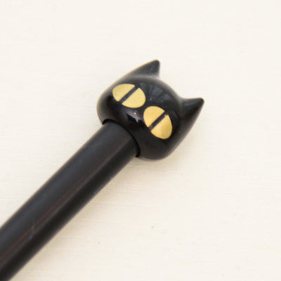 Cute Cartoon Kawaii Plastic Black Cat Gel pen for Kids Student Crative Gift Korean Stationery Free shipping 289