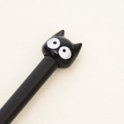 Cute Cartoon Kawaii Plastic Black Cat Gel pen for Kids Student Crative Gift Korean Stationery Free shipping 289