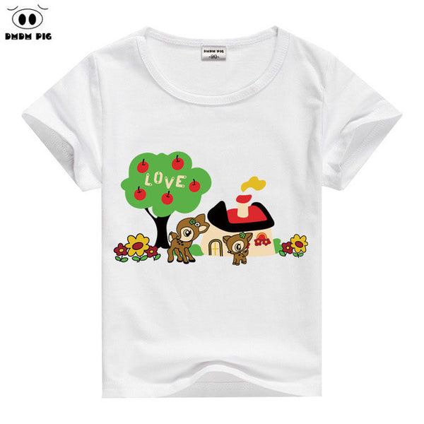 T Shirts Kids Children's Clothing Baby Boy Girl Clothes T Shirt Short Sleeve T-Shirts For Boys Girls Tops Tees T-shirt