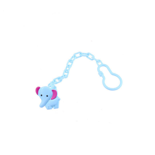 Momy and Angel Cartoon Dummy Pacifier Soother Nipple Chain Clip Buckle Holder Anti-lost Pacifier 6colors Chain For Children Gift