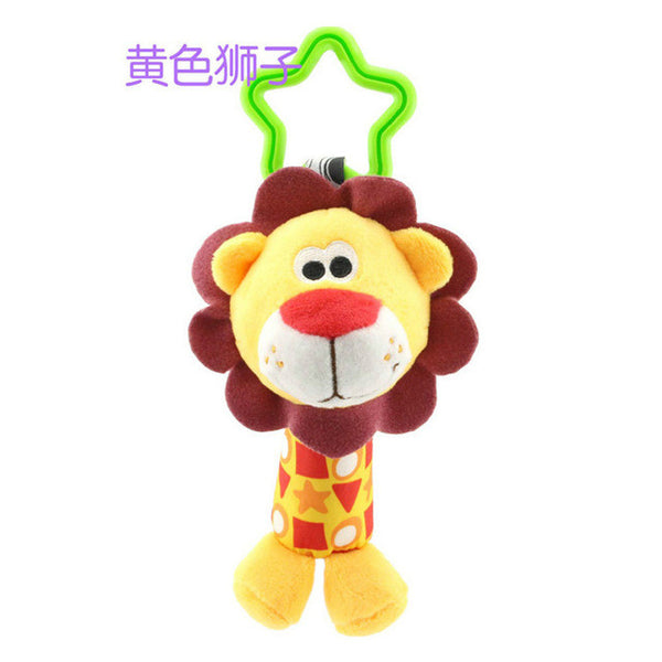 2017 Infant Baby Cloth bed crib Soft Rattle early Educational Toy Baby Toy Soft Baby Toys Rattle Tinkle Hand Bell Plush Stroller