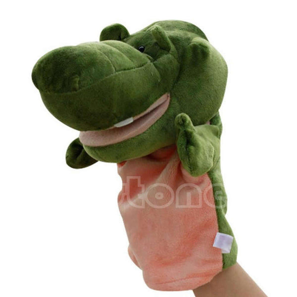 Child Kids Cute Plush Velour Animals Hand Puppets Chic Designs Learning Aid Toys Dolls