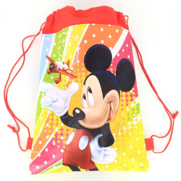 1 Pic children schoolbags Princess Drawstring Bags Cartoon For Girls & Boys multipurpose school backpack Christmas gifts 1K