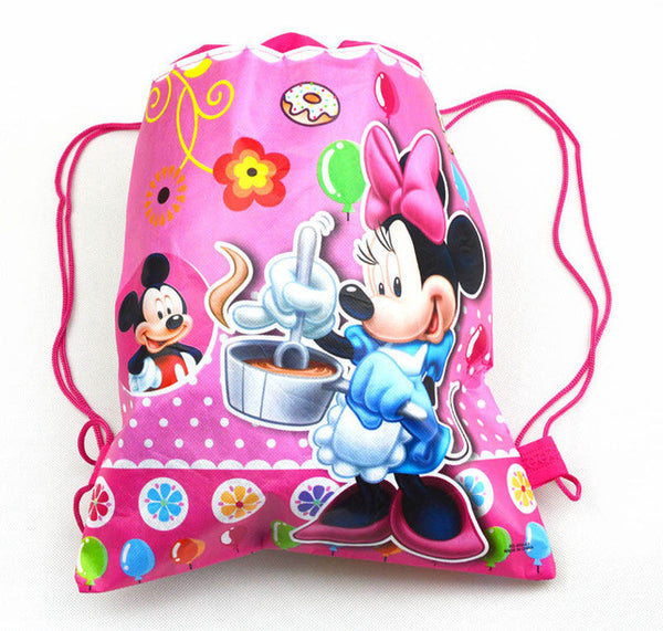 1 Pic children schoolbags Princess Drawstring Bags Cartoon For Girls & Boys multipurpose school backpack Christmas gifts 1K