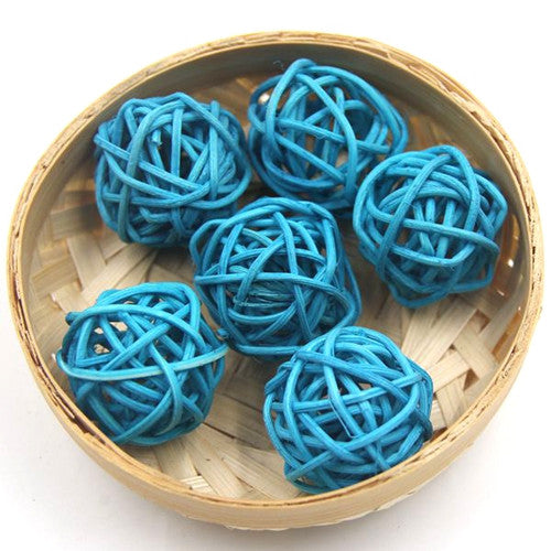 hot sale 20pcs/lot 3cm birthday party decor Wedding decoration Rattan Ball,Christmas Decor Home Ornament Home Decoration